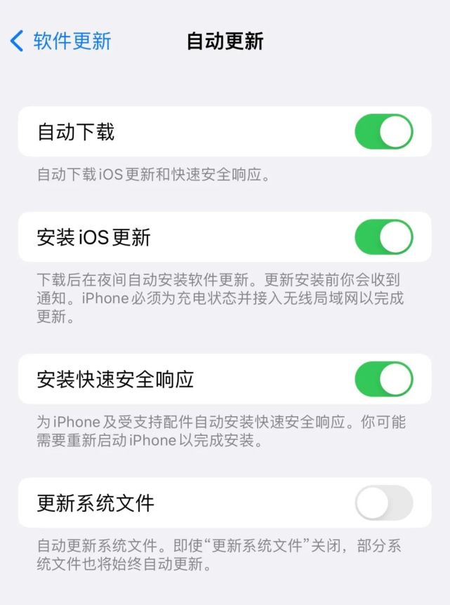 乌兰浩特苹果手机维修分享苹果快速安全响应更新有必要安装吗 